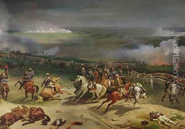 Battle of Valmy 20th September 1792 1835 Oil Painting - Jean Baptiste Mauzaisse