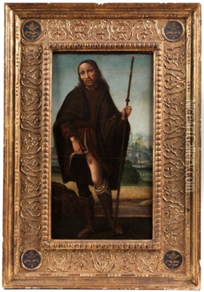 Bildnis Des Heiligen Rochus Oil Painting - Pietro di Galeotto