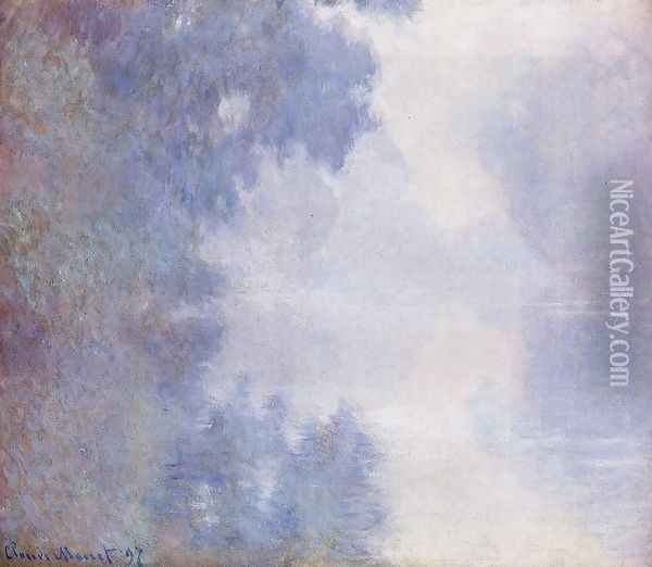 Morning on the Seine, Mist Oil Painting - Claude Oscar Monet