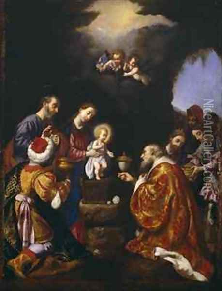 The Adoration of the Magi Oil Painting - Carlo Dolci