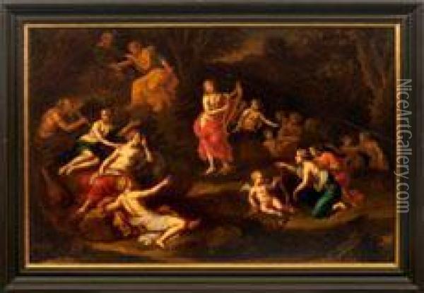 Mythologische Szene Oil Painting - Carel van Savoy