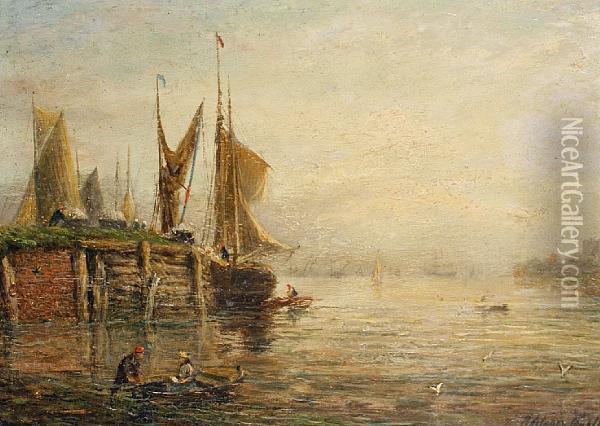 Marine Scenes Oil Painting - Adolphus Knell