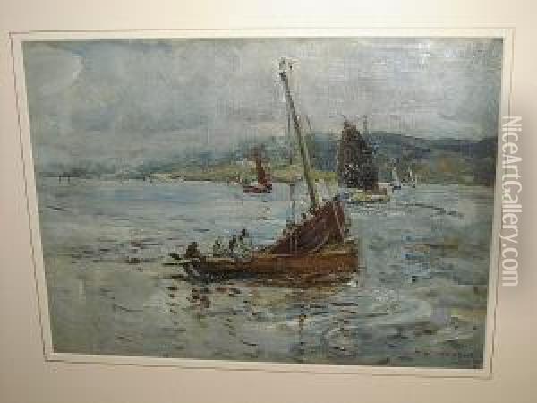 Tarbert, Loch Fyne Oil Painting - Mason Hunter