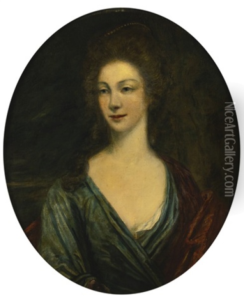 Portrait Of Lady Greville Oil Painting - Thomas Gainsborough