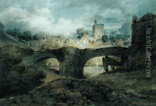 Brecknock, c.1801 Oil Painting - John Sell Cotman