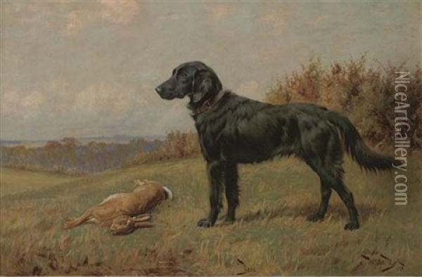 "bess" Oil Painting - Wright Barker
