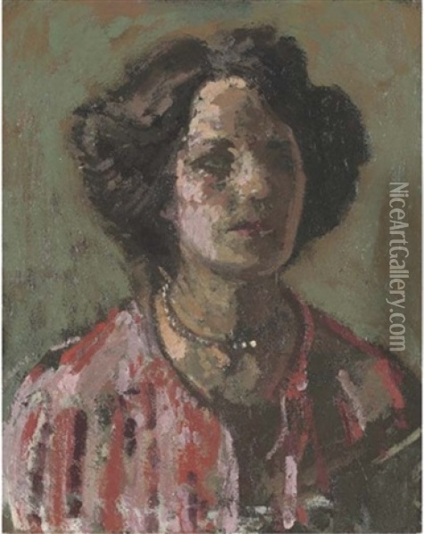 Le Collier Des Perles Oil Painting - Walter Sickert