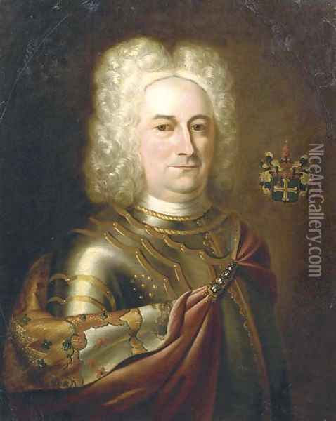 Portrait of Frederik Benjamin van der Capellen Oil Painting - Dutch School