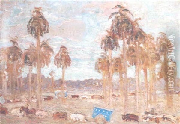 La Conquista Del Chaco Oil Painting - Pedro Figari