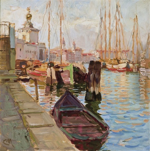 Venedig, Zattere Oil Painting - Carl Moll