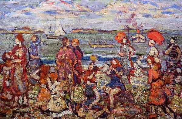 The Inlet3 Oil Painting - Maurice Brazil Prendergast