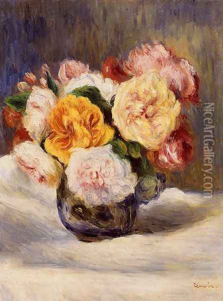 Bouquet Of Roses2 Oil Painting - Pierre Auguste Renoir