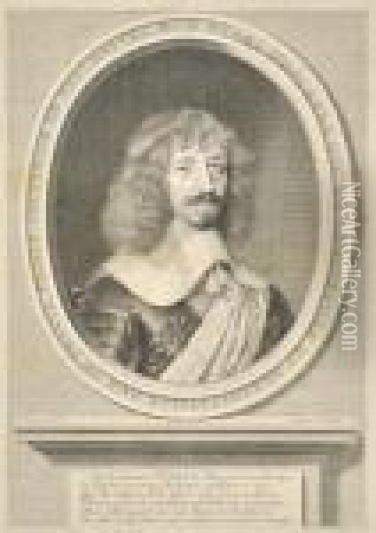 Portrait Of Henri D'orleans Oil Painting - Robert Nanteuil