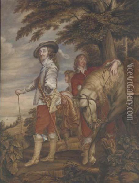 Le Roi A La Chasse Oil Painting - Sir Anthony Van Dyck