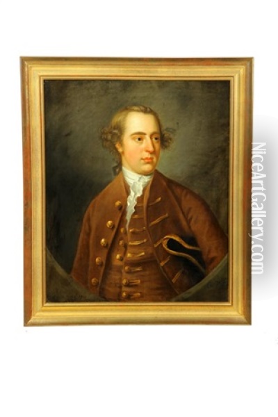Portrait Of A Gentlemen Oil Painting - Francis Lindo