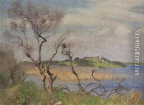 Coastal Landscape Oil Painting - Adrian Scott Stokes