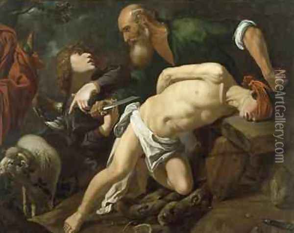 Sacrifice of Isaac Oil Painting - Pedro Orrente