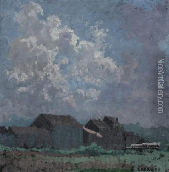 Storm Clouds Oil Painting - Clemence Lacroix