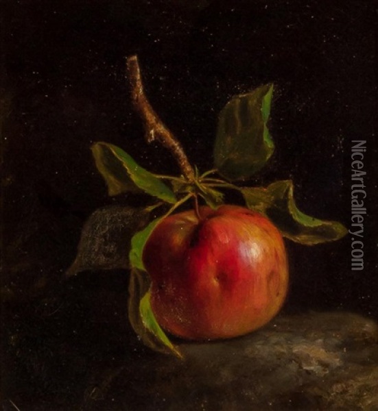 Apple Oil Painting - Henry Inman