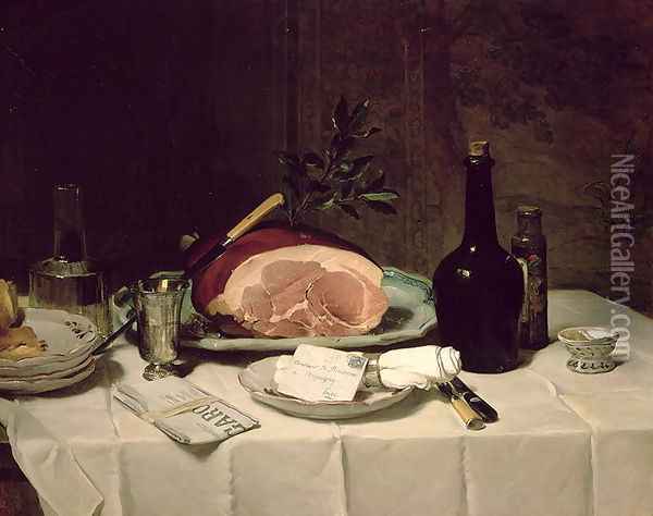 Still Life Oil Painting - Philippe Rousseau