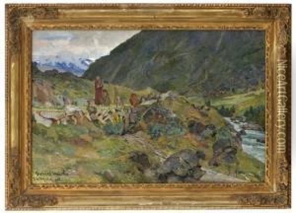 From Roysheim1908 Oil Painting - Gerhard Peter Frantz Munthe