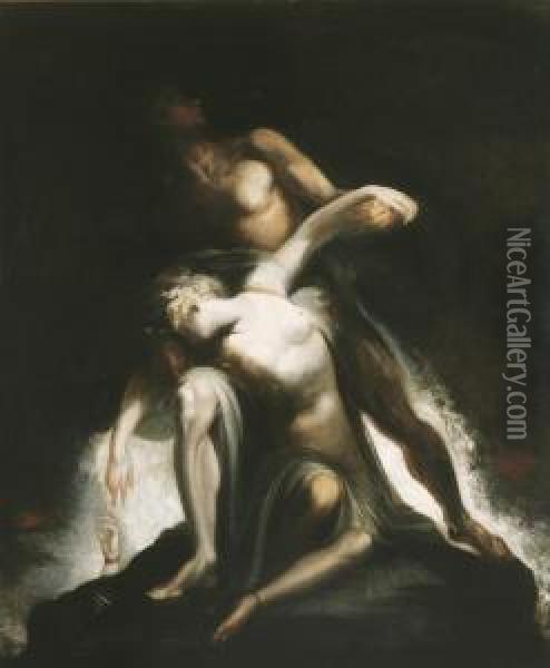 The Vision Of The Deluge Oil Painting - Johann Henry Fuseli