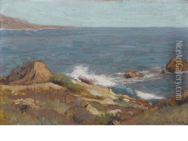 Laguna Beach Oil Painting - Granville S. Redmond