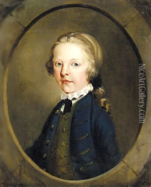 Portrait Of A Young Boy Oil Painting - Thomas Gainsborough