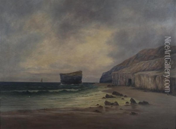 Along The Coast 1903 Oil Painting - James Ashton