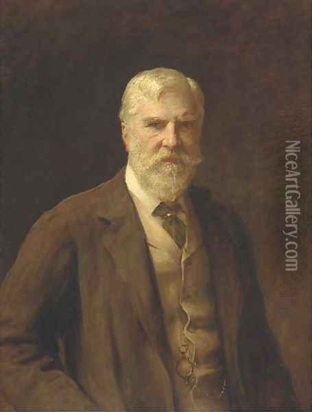 Portrait of Sir Samuel Hoare Oil Painting - Sir Arthur Stockdale Cope