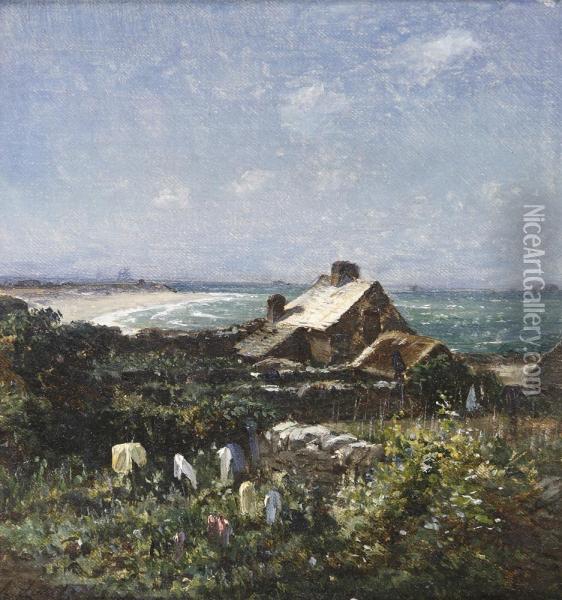 La Rade De Cherbourg Oil Painting - Armand Auguste Freret