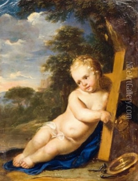 Le Christ Enfant Oil Painting - Carlo Maratta