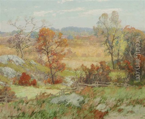 Autumn At Old Lyme Oil Painting - Maurice Braun