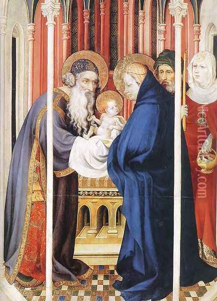 The Presentation of Christ 1393-99 Oil Painting - Melchior Broederlam