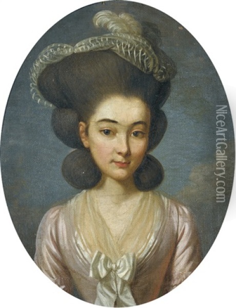 Catherine Henriette Haller (verheiratete Von Tscharner) Oil Painting - Sigmund Freudenberger