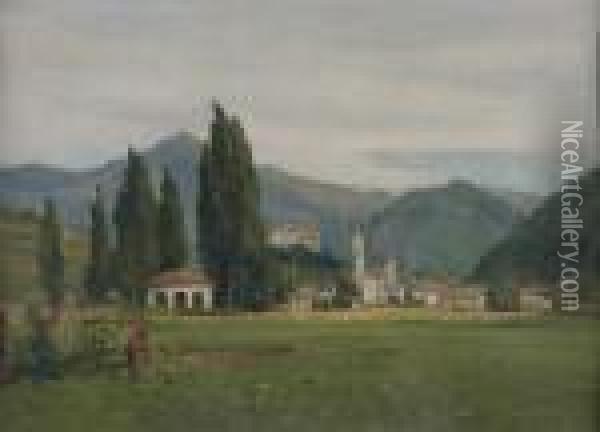 Paesaggio Oil Painting - Giovanni Colmo
