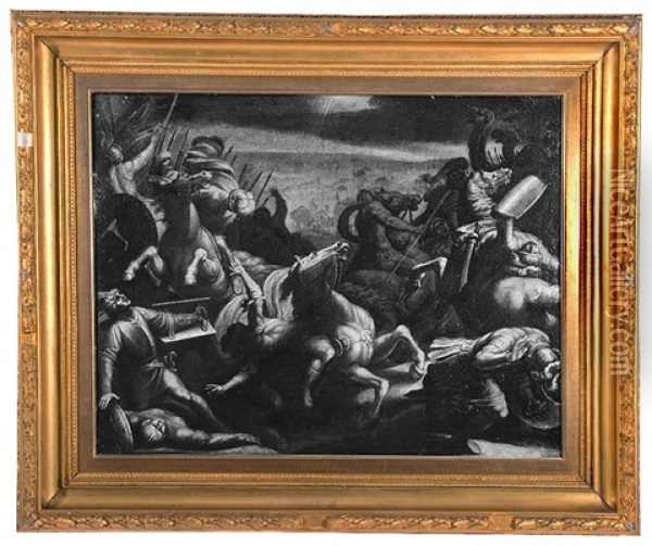 Cavalry Skirmishes Oil Painting - Antonio Tempesta