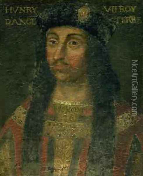 Portrait of Henry VII 1457-1509 Oil Painting - Jean Mosnier