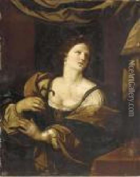 Cleopatra Oil Painting - Guercino