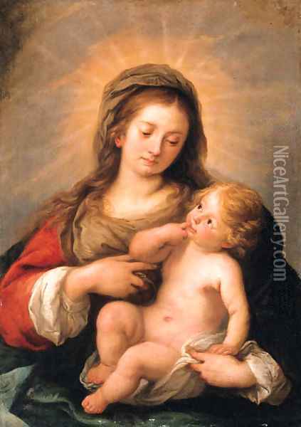 The Madonna and Child Oil Painting - Carlo Francesco Nuvolone