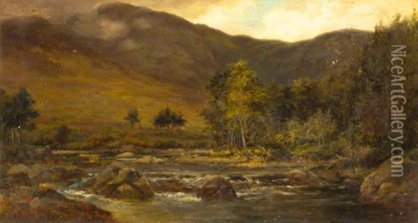 River, Connemara Oil Painting - Alexander Williams