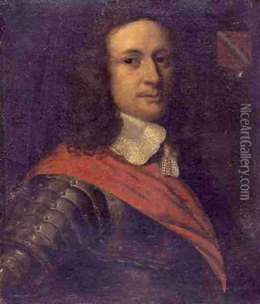 Portrait of Colonel John Penruddock Oil Painting - John Hayls