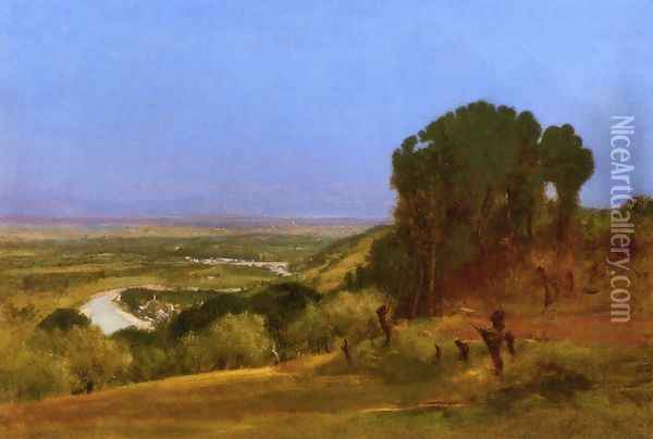 Near Perugia III Oil Painting - George Inness