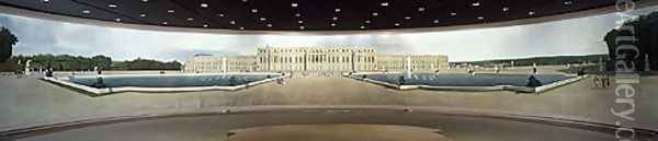 The Palace and Gardens of Versailles Oil Painting - John Vanderlyn