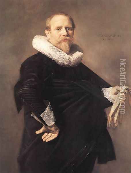 Portrait of a Man 1630 Oil Painting - Frans Hals