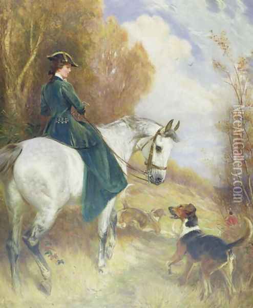 The Pride of the Hunt Oil Painting - John Charlton