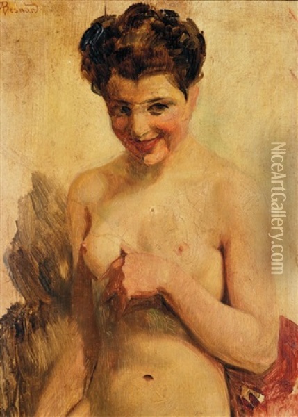 Buste De Femme Oil Painting - Albert Besnard