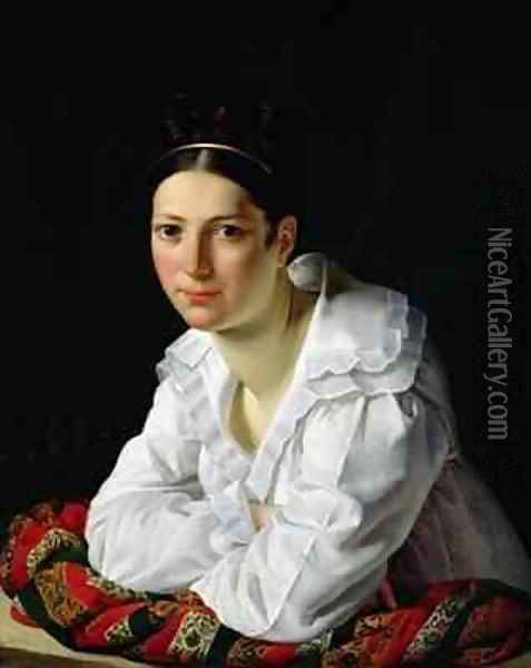 Madama Claude Marie Dubufe 1793-1837 Oil Painting - Claude-Marie Dubufe