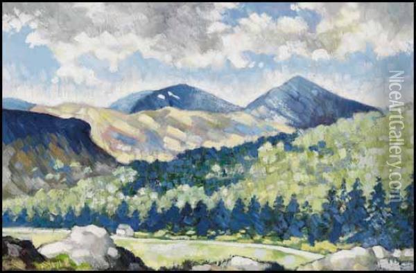 Summer Landscape Oil Painting - William Cruickshank