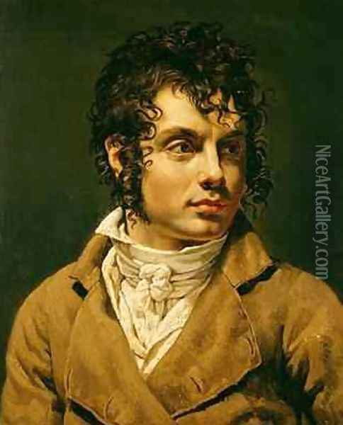 Portrait of a Man Oil Painting - Anne-Louis Girodet de Roucy-Triosson